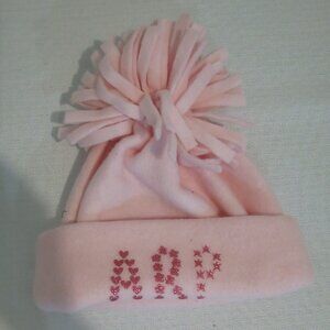 Agatha Ruiz De La Prada pink fleece hat nwt